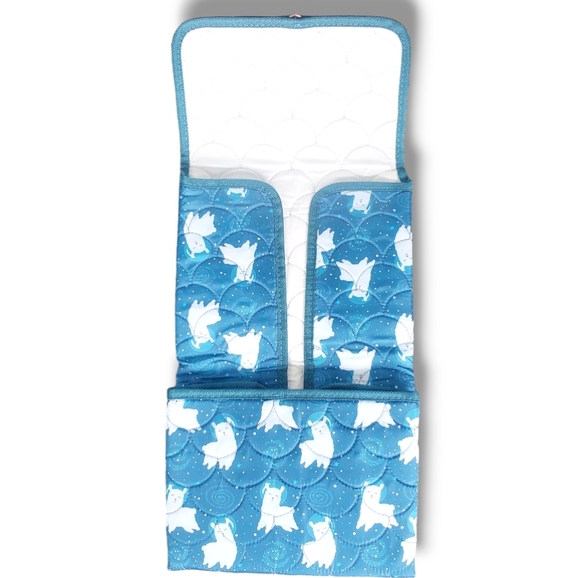 #BG O.W.L OWL Portable Changing Pad Baby Waterproof Diaper Changing Mat Lamb - Picture 4 of 8